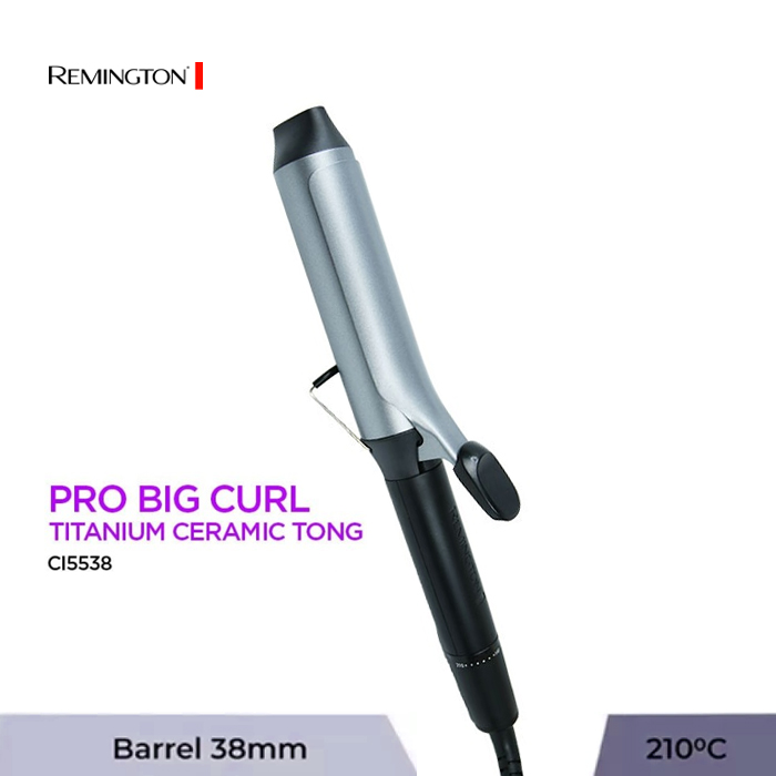 Remington Pro Big Curl 38mm Tong Hair Curler - CI5538